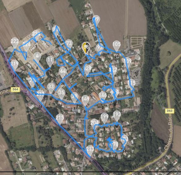 Interface E-OPS de gestion de tournée terrain et qualification des adresses