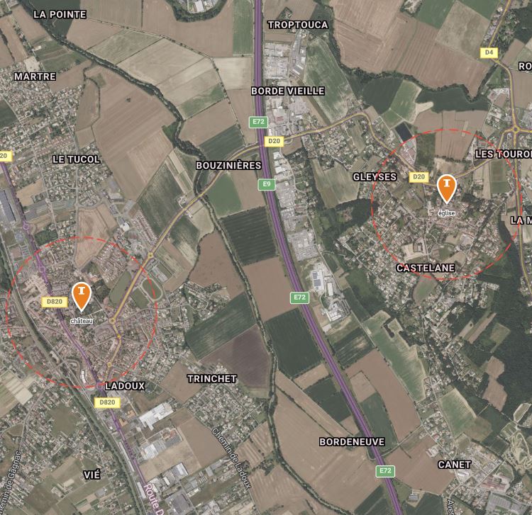 Cartographie ABF et monuments protégés pour prospection photovoltaïque E-OPS